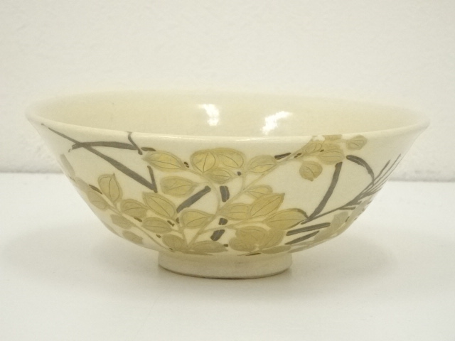 道具 ] - 道具 京焼 高台寺窯 森里陶楽造 金銀秋草茶碗（共箱